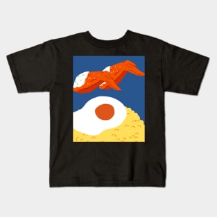 Mountain rice and fried wings Kids T-Shirt